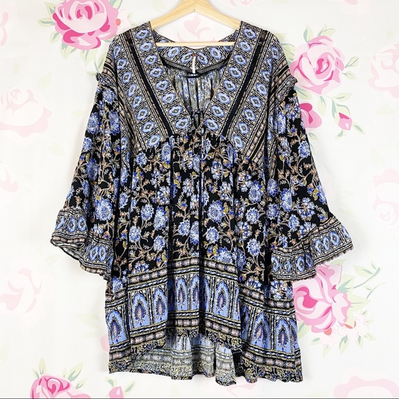 Free People Tops - NEW Free People Moonlight Dance Tunic Blouse XL